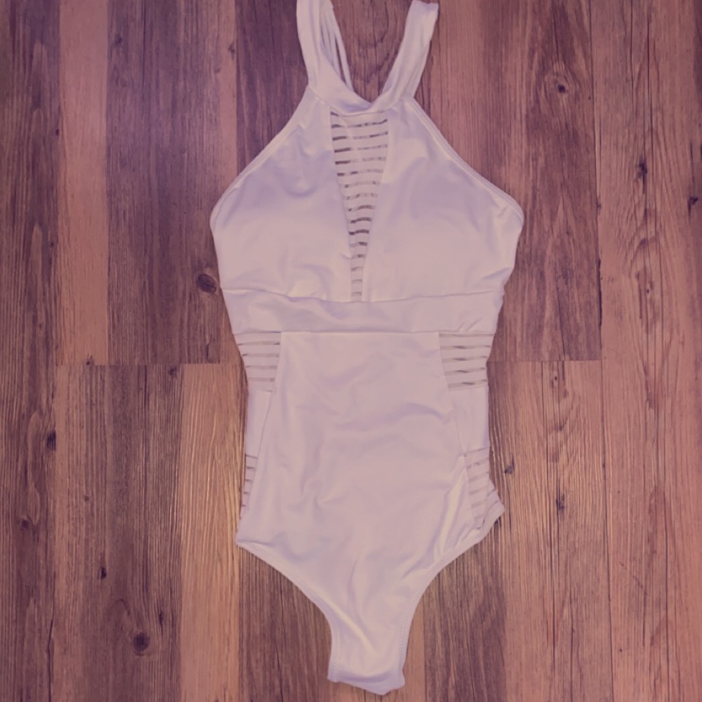 White bathing suit